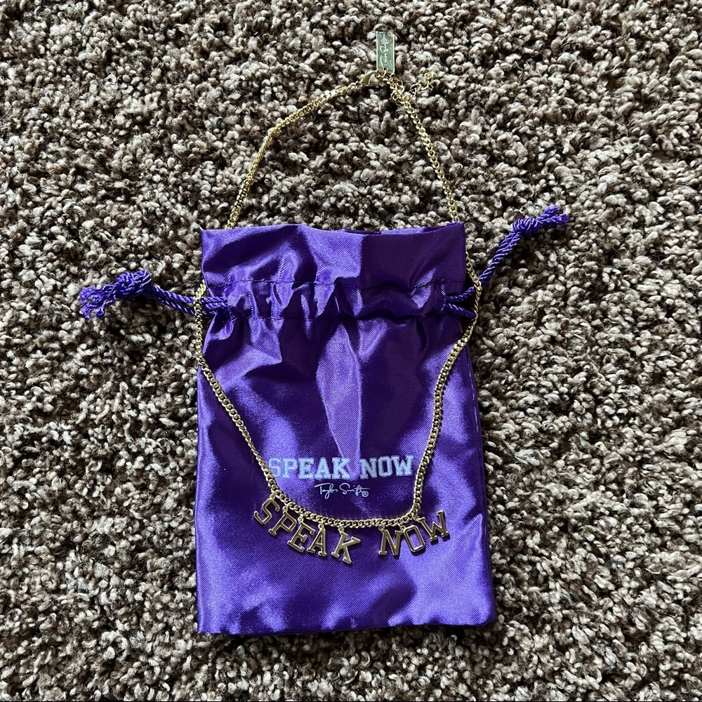NEW Taylor Swift Speak Now Necklace